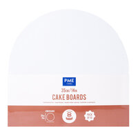 PME Drums Wit omwikkelde randen &Oslash;35cm -10 st 