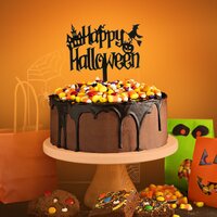 Dekora Cake Topper Happy Halloween Witch 10x11cm