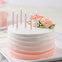 AH Metallic Pink Candles pk/12