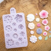 Karen Davies Siliconen Mal - Miniatuur Bloemen