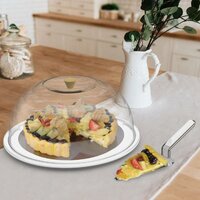 Biesse Stolp met Plateau en Taartschep &Oslash;34x16cm