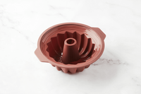 Point Virgule Platinum Silicone Vintage Maroon Bundt Mold &Oslash; 24 cm