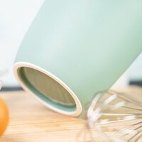 Westmark Mengkom met Tweedelig Deksel &ndash; 1 Liter &ndash; Mintgroen/Wit