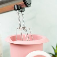 Westmark Mengkom met Tweedelig Deksel &ndash; 1 Liter &ndash; Roze/Wit