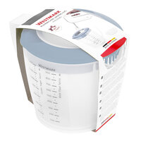 Westmark Mengbeker met deksel - Helena - 1,4 l, blauw/wit