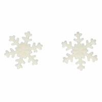 FunCakes Fondant Decoratie Sneeuwvlokken Wit Set/12