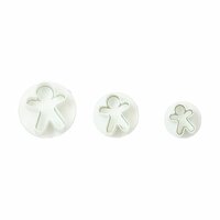 Wilton Plunger Cutter Gingerbread Man set/3