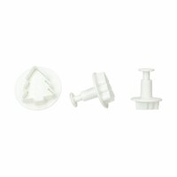 Wilton Plunger Cutter Kerstboom set/3