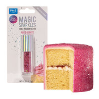 PME Magic Sprinkles, Eetbare Iriserende Glittervlokken &ndash; Rozenkwarts (3g)