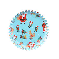 PME Kerst Cupcakevormpjes met Folievoering &ndash; Kerstman &amp; Rudolph &ndash; 60 stuks