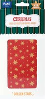 PME 12 Vellen Inpak Bakpapier voor Kerst - Gouden Sterren