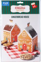 PME 4 Snoepdoosjes voor Kerst - Peperkoekhuis