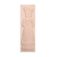 Speculaasplank Groot Pop Vrouw 30,5x10cm