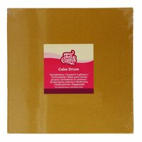 FunCakes Cake Drum Vierkant Glanzend Goud 30 cm