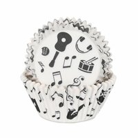 House of Marie Baking Cups Music Notes pk/48