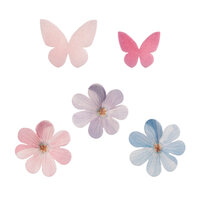 Dekora Edible Wafer Flowers and Butterflies 