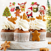 Dekora Christmas Cake Toppers Set/16