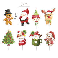 Dekora Christmas Cake Toppers Set/16