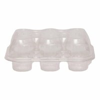 PME Set van 3 Plastic Cupcakehouders (6 holtes)