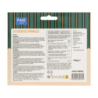 PME 30-pack assorti sprinkels &ndash; Metallic 180g