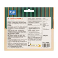 PME 30 Assorti Sprinkles &ndash; Kerst Klassiek 180g