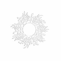 Silikomart Guirlande &ndash; Siliconen Decoratie Mould &Oslash;14,5x0,2cm