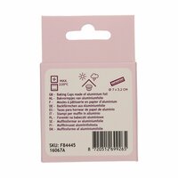 FunCakes Folie Baking Cups Metallic Ros&eacute; Goud &ndash; 48 stuks