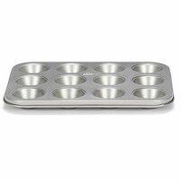 Patisse Silver-Top Mini Muffin Pan &ndash; 12 vaks