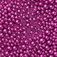 Tasty Me Perles M&eacute;talliques Sprinkles Mix Fuchsia &ndash; 75 g &ndash; Sans gluten