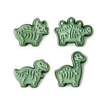 Ibili Dinosaur Dough Cutters &ndash; Set van 4