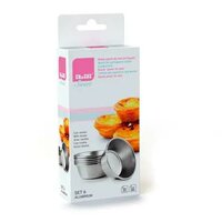 Ibili Bakvormpjes voor Pastel de Nata &ndash; Set/6