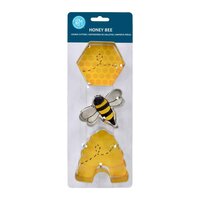 R&amp;M Honey Bee &ndash; 3‑Piece Cookie Cutter Set