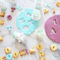 ScrapCooking Letters &amp; Numbers Plunger Cutter Set/36