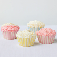 AH Colourful Stripe Cupcake Cases &ndash; 75 pack