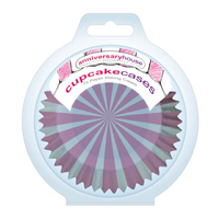 AH Colourful Stripe Cupcake Cases &ndash; 75 pack
