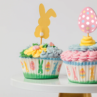 Easter Cupcake Decorating Kit &ndash; Bunnies &amp; Eggs &ndash; 28 pcs