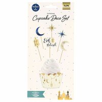 Folat Cupcake Decoration Set &ndash; Eid Mubarak &ndash; 12 pcs