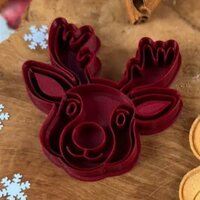 Emporte‑piece Uniberry &ndash; Tete de Renne