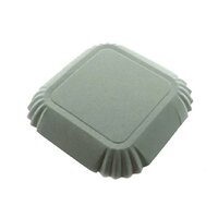 Quadratisches Goldenes Gebaecksch&auml;lchen mit Riffelrand 6,5&times;6,5 cm &ndash; 25 St&uuml;ck.