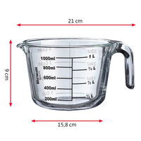 Westmark Messbecher Glas &ndash; 1L