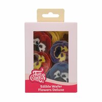FunCakes Essbare Papierblumen Deluxe Veilchen Mix Small &ndash; 30 St&uuml;ck