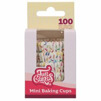 FunCakes Mini Baking Cups Sprinkles &ndash; pack/100