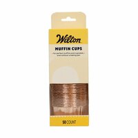 Wilton Caissettes &agrave; Muffins Vintage Gold &ndash; 50 pi&egrave;ces