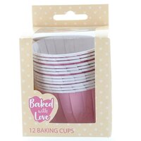 Culpitt Cupcake Cases Pink 50mm &ndash; 12 pcs