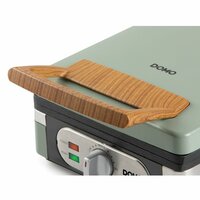 DOMO Waffeleisen 4&times;7 &ndash; sage green
