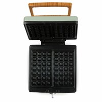 DOMO Waffeleisen 4&times;7 &ndash; sage green