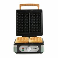 DOMO Waffeleisen 4&times;7 &ndash; sage green