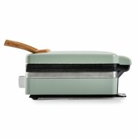 DOMO Waffeleisen 4&times;7 &ndash; sage green