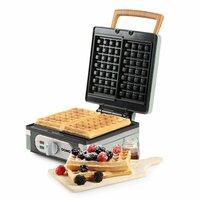 DOMO Waffeleisen 4&times;7 &ndash; sage green