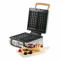 DOMO Waffeleisen 4&times;7 &ndash; sage green